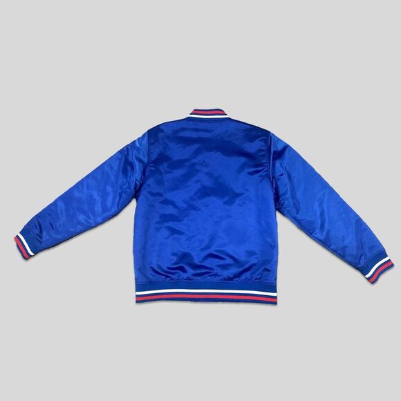 Open Box - Stranger Things - Men's Stranger Things WSQK Satin Bomber Blue - Picture 2 of 3